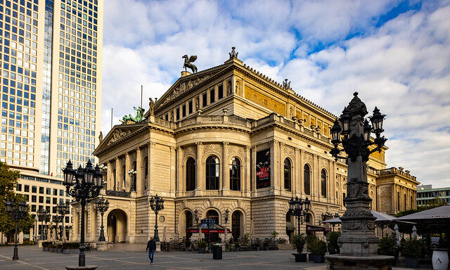 When Modern and Old architecture meets in Frankfurt