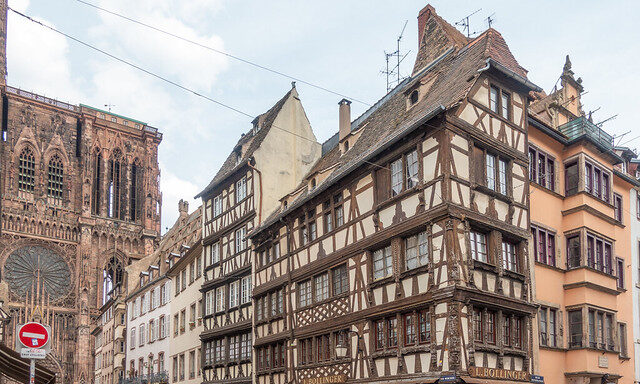 Half-timbered houses in Strasbourg